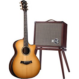 Taylor PS14c Brazilian Rosewood 50th Anniversary Limited-Edition Grand Auditorium Acoustic-Electric Guitar with matching C...