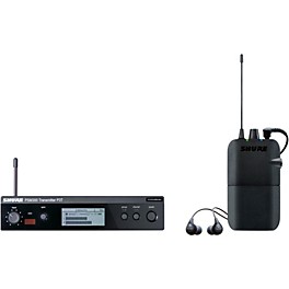 Shure PSM 300 Wireless Personal Monitoring System With SE112-GR Earphones Band J13 Gray