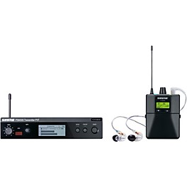 Shure PSM 300 Wireless Personal Monitoring System With SE215-CL Earphones Band J13 Clear