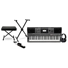 Yamaha PSR-I500 61-Key Portable Keyboard Essentials Bundle