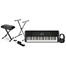 Yamaha PSRE283 61-Key Portable Keyboard Essentials Bundle