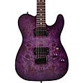 Schecter Guitar Research PT Standard Electric Guitar Purple Burst Burl