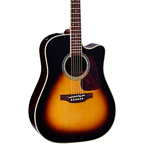 Takamine PTU241C Dreadnought Acoustic-Electric Guitar Tobacco 
