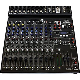 Open Box Peavey PV 14 BT Mixer with Bluetooth