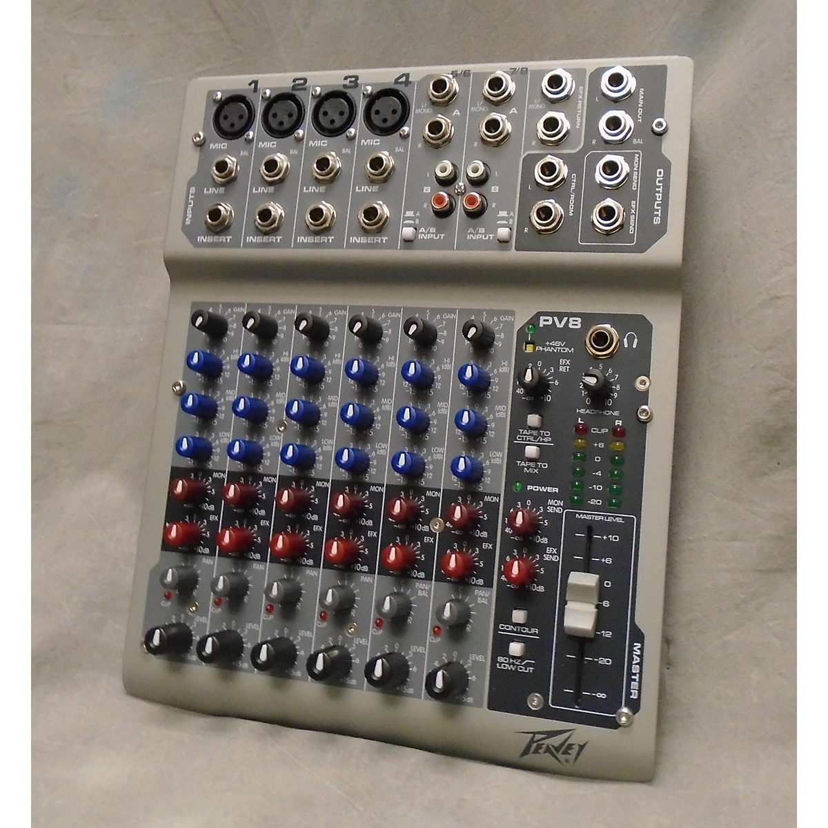 Used Peavey PV8 Unpowered Mixer Guitar Center