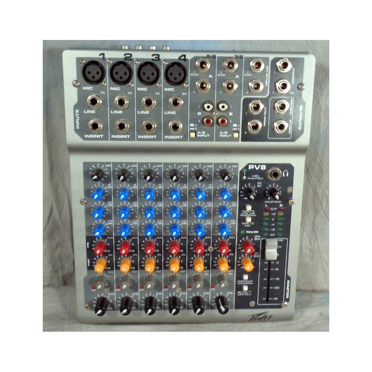 Used Peavey PV8 Unpowered Mixer Guitar Center