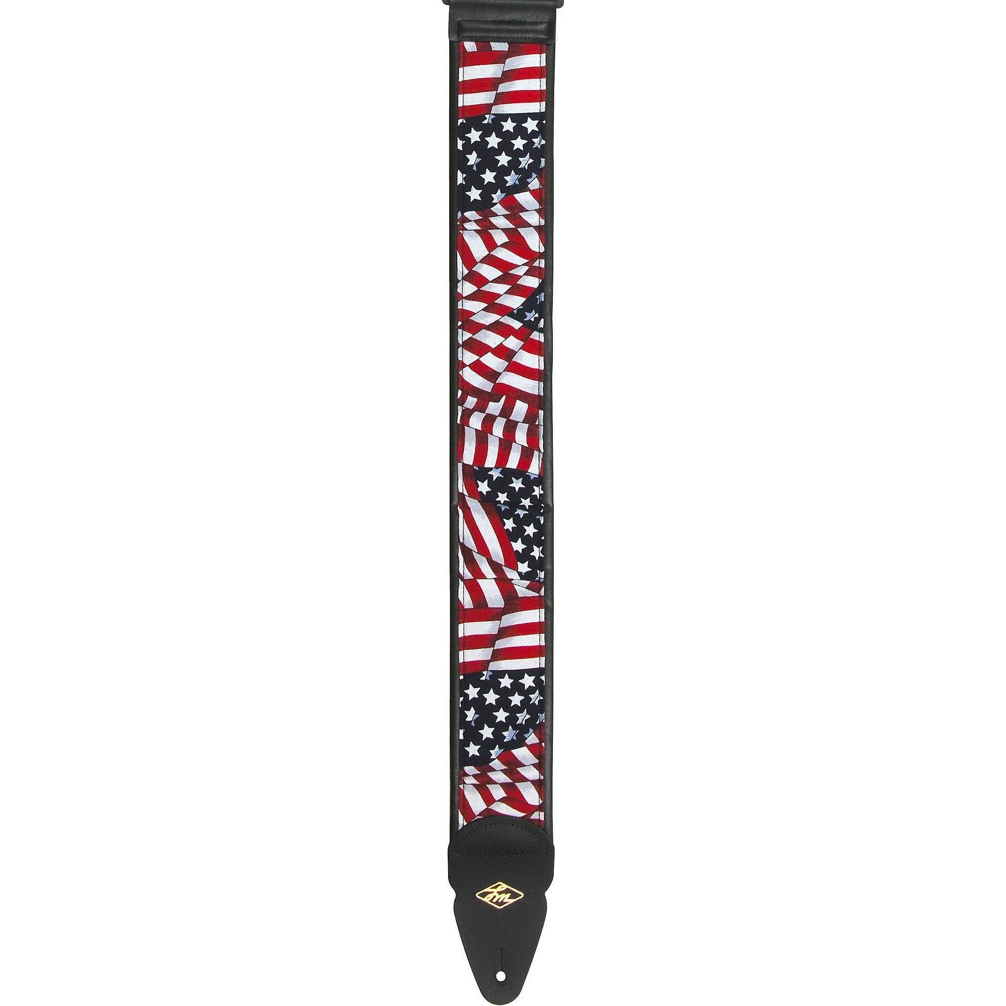 LM Products Padded Designer Nylon Guitar Strap American Flag Guitar