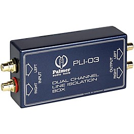 Palmer Audio Palmer Audio PLI 03 Line Isolation Box 2 Channel