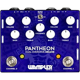 Wampler Pantheon Deluxe Dual Overdrive Effects Pedal