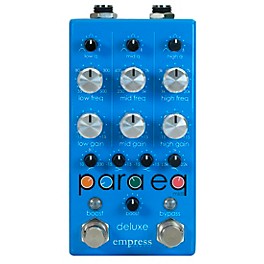 Open Box Empress Effects ParaEq MKII Deluxe Effects Pedal Level 1 Blue