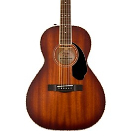 Fender Paramount PS-220E Parlor Acoustic-Electric Guitar Aged Cognac Burst