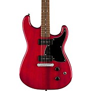 Paranormal Strat-O-Sonic Laurel Fingerboard Electric Guitar Crimson Red Transparent