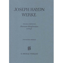 G. Henle Verlag Paris Sinfonias, 1st sequence Henle Edition Series Hardcover