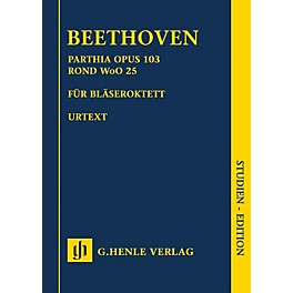 G. Henle Verlag Parthia Op. 103 - Rondo WoO 25 Henle Study Scores Series Softcover Composed by Ludwig van Beethoven