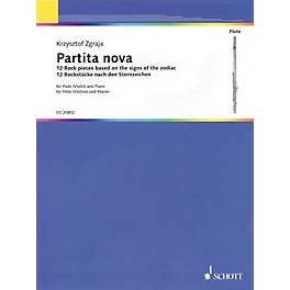 Schott Partita Nova (12 Rock Pieces Based on the Signs of the Zodiac Flute and Piano) Woodwind Series