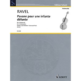Schott Pavane pour une infante défunte (for 4 Cellos Score and Parts) String Series Softcover