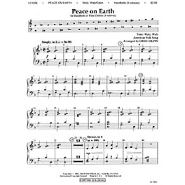 Shawnee Press Peace on Earth Handbell Acc Arranged by Greg Gilpin