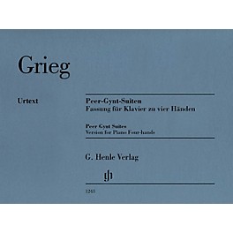 G. Henle Verlag Peer Gynt Suites (Version for Piano Four-Hands) Henle Music Folios Series Softcover