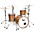 Hendrix Drums Perfect Ply Series Walnut 3-Piece Shell Pack with 22x16" Bass Drum Gloss
