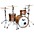 Hendrix Drums Perfect Ply Series Walnut 3-Piece Shell Pack with 22x16" Bass Drum Satin