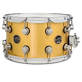 DW Performance Series 1 mm Polished Brass Snare Drum 14 x 8 in.