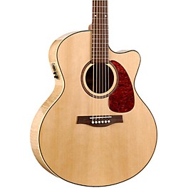 Open Box Seagull Performer Cutaway Mini Jumbo Flame Maple QI Acoustic-Electric Guitar