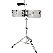 Performer Timbale Set With Chrome Hardware 13 and 14 in. Steel