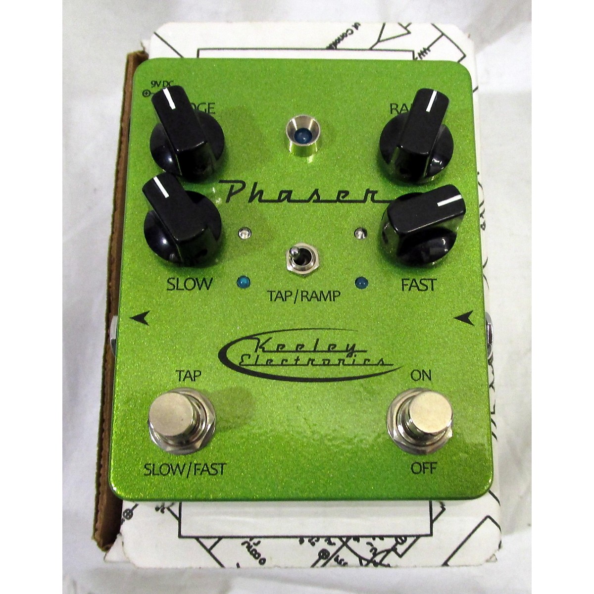 Used Keeley Phaser Green Effect Pedal Guitar Center