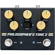 Philosopher Tone 2 Optical Compressor With Grit Effects Pedal Black