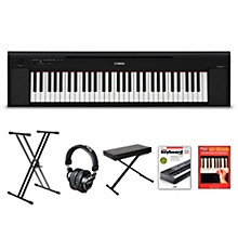 Yamaha Piaggero NP-15 61-Key Portable Keyboard With Power Adapter