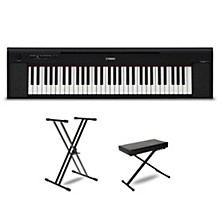 Yamaha Piaggero NP-15 61-Key Portable Keyboard With Power Adapter