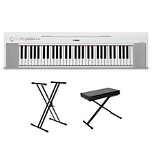 Yamaha Piaggero NP-15 61-Key Portable Keyboard With Power Adapter