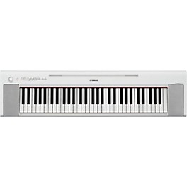 Yamaha Piaggero NP-15 61-Key Portable Keyboard With Power Adapter White