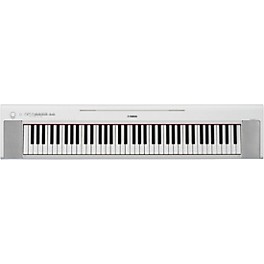 Yamaha Piaggero NP-35 76-Key Portable Keyboard With Power Adapter White