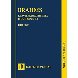 G. Henle Verlag Piano Concerto No. 2 in B-flat Major Op. 83 Henle Study Scores Composed by Brahms Edited by Johannes Behr