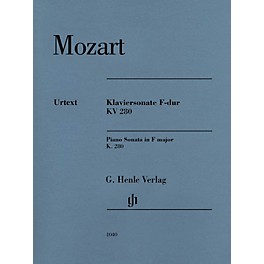 G. Henle Verlag Piano Sonata in F Major K280 (189e) Henle Music Folios by Mozart Edited by Ernst Herttrich