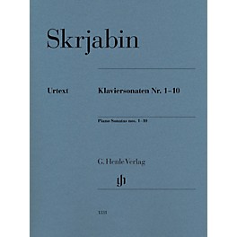 G. Henle Verlag Piano Sonatas Nos. 1-10 by Scriabin