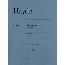 G. Henle Verlag Piano Trios - Volume IV Henle Music Folios Series Softcover Composed by Joseph Haydn