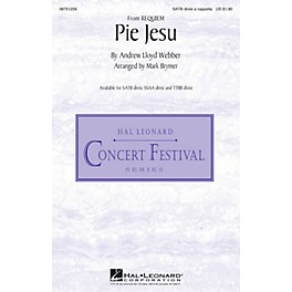 Hal Leonard Pie Jesu (from Requiem) SATB DV A Cappella arranged by Mark Brymer