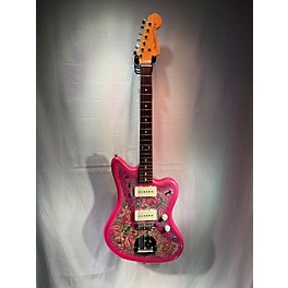 Used Fender Pink Paisley Jazzmaster Solid Body Electric Guitar