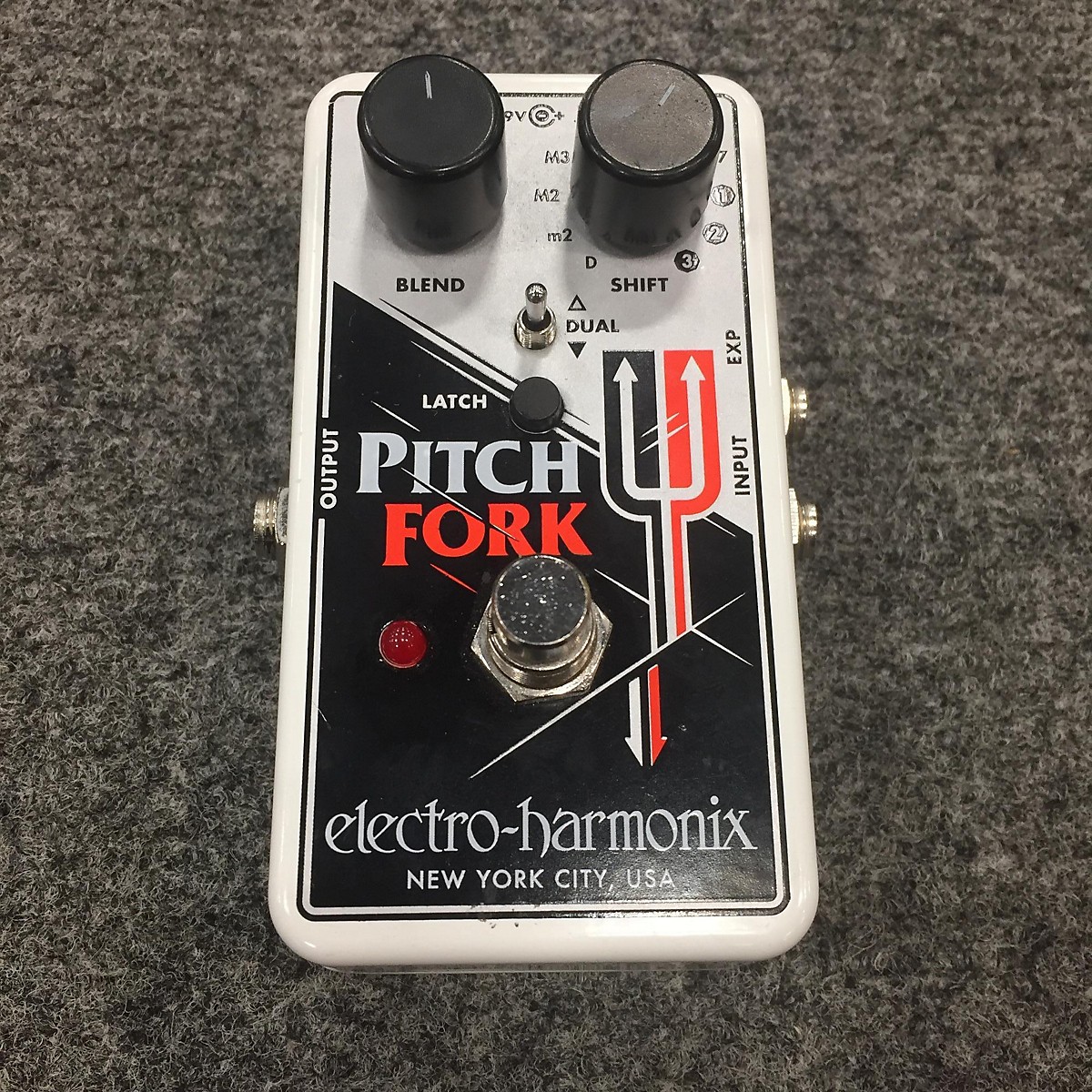 Used ElectroHarmonix Pitch Fork Polyphonic Pitch Shifting Effect Pedal