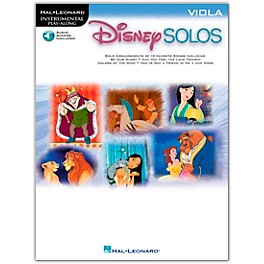 Hal Leonard Play-Along Disney Solos Book - Viola (Book/Online Audio)
