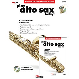 Proline Play Alto Sax Today Beginner's Pack Book/CD/DVD
