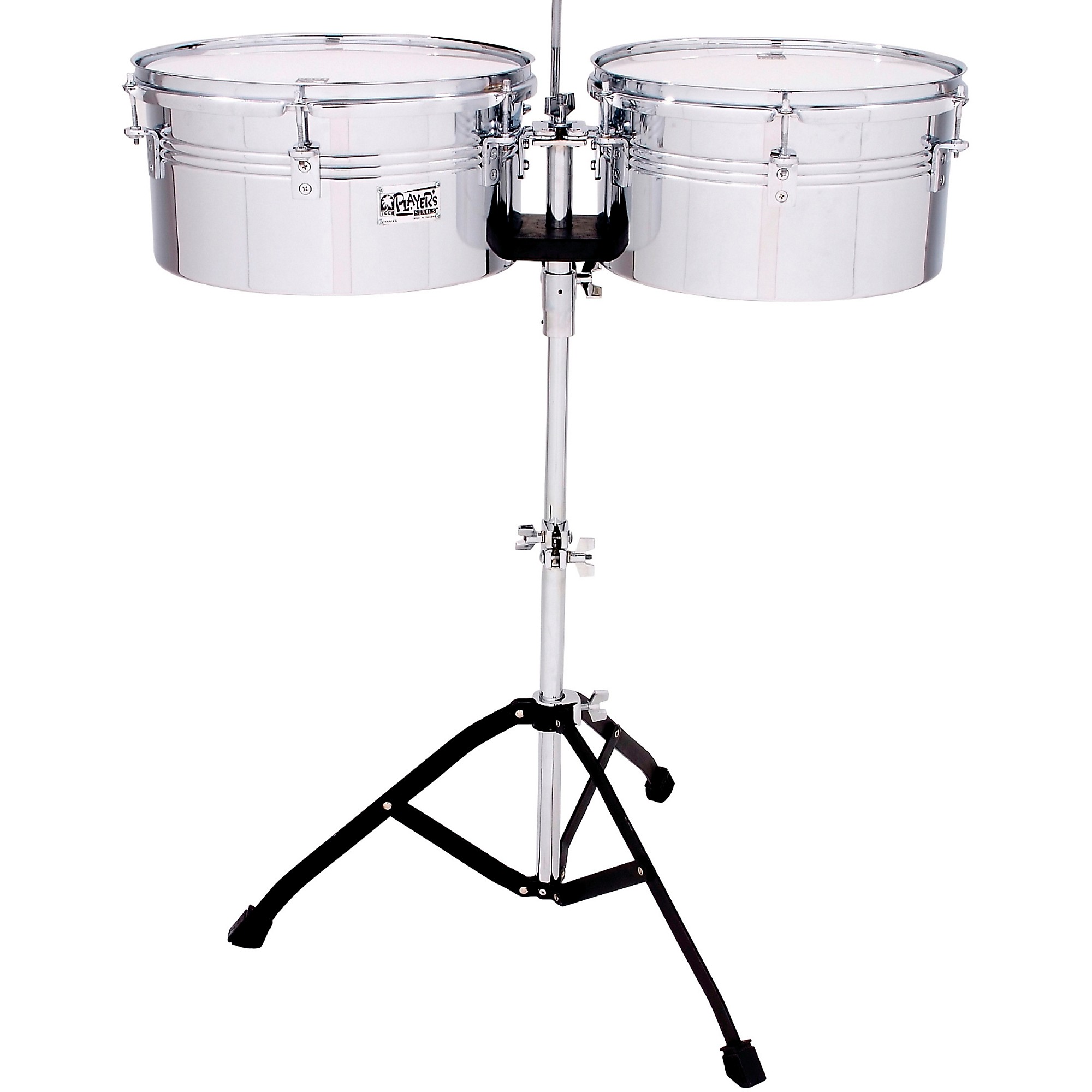 Toca Players Series Timbale Set with 13 and 14 in. steel drums and ...