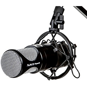 CAD PodMaster SuperD Professional Broadcast/Podcasting Microphone with SuperD Large Diaphragm Capsule Black 