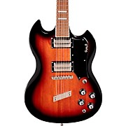Polara Deluxe Solidbody Electric Guitar Vintage Sunburst