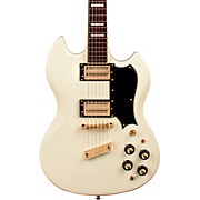Polara Kim Thayil Solidbody Electric Guitar Vintage White