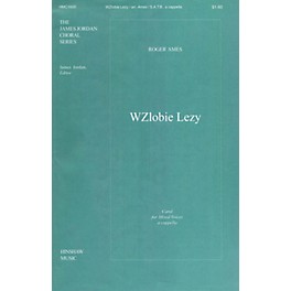 Hinshaw Music Polish Carol (W'zlobie Lezy) SATB composed by Ames
