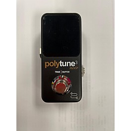 Used TC Electronic Polytune Noir Mini 3 Tuner Tuner Pedal