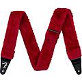 Fender Poodle Plush Guitar Strap - Red